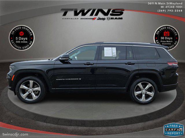 used 2022 Jeep Grand Cherokee L car, priced at $28,600