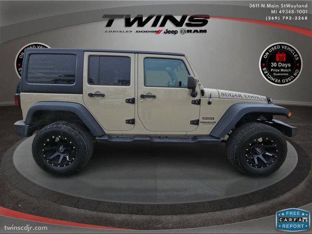 used 2017 Jeep Wrangler Unlimited car, priced at $19,500