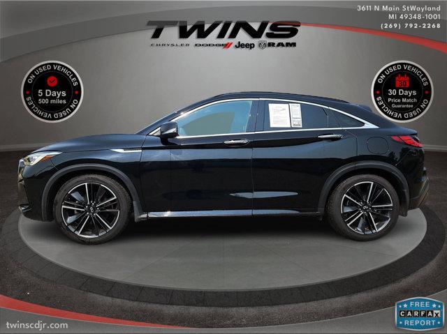 used 2022 INFINITI QX55 car, priced at $24,800