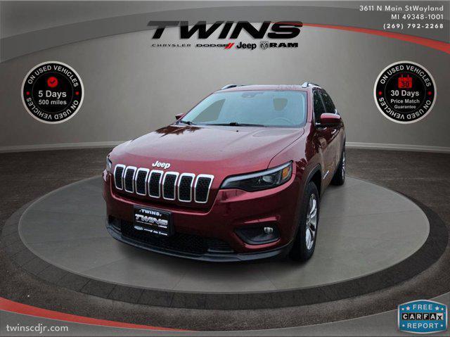 used 2021 Jeep Cherokee car, priced at $18,700