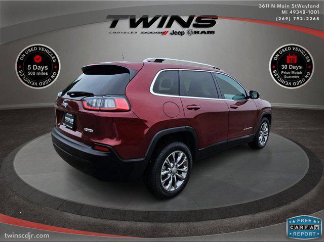 used 2021 Jeep Cherokee car, priced at $18,700