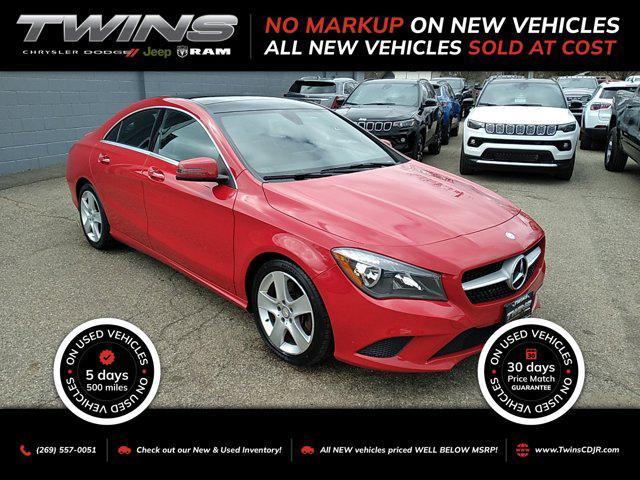 used 2015 Mercedes-Benz CLA-Class car, priced at $16,000
