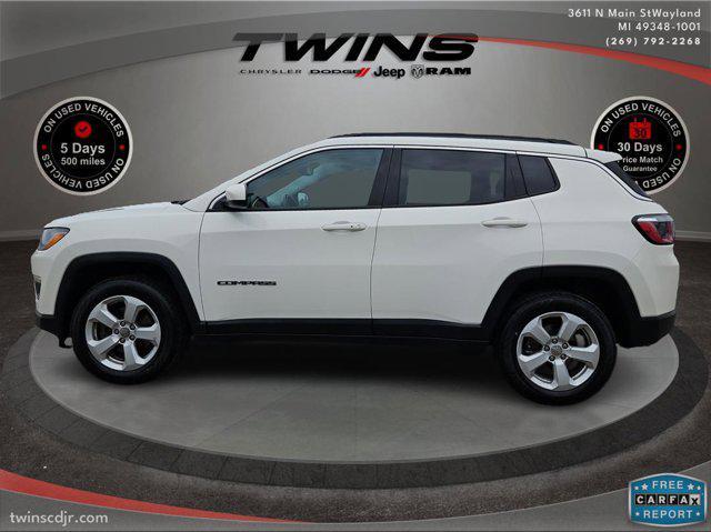 used 2020 Jeep Compass car, priced at $17,500