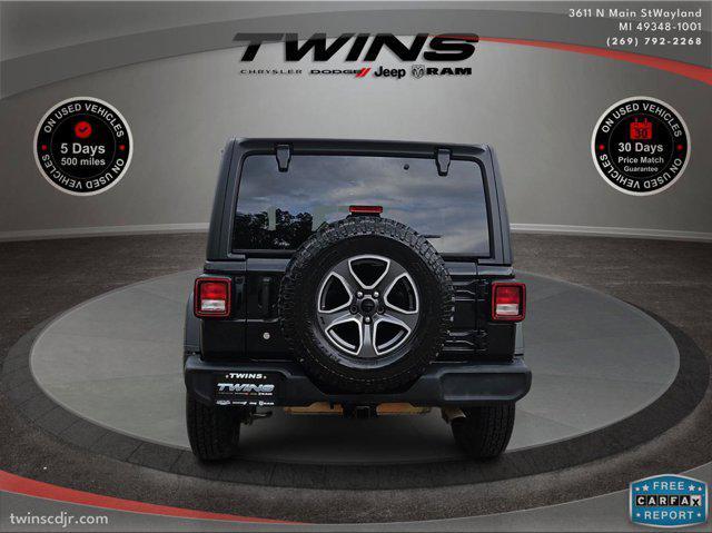 used 2020 Jeep Wrangler Unlimited car, priced at $23,400