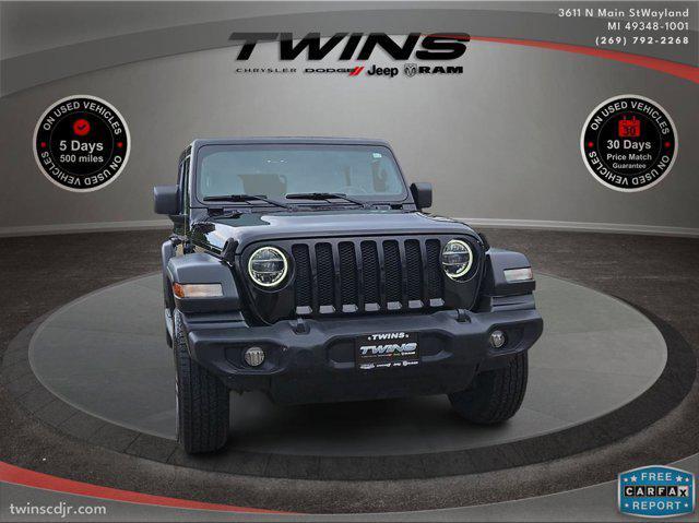 used 2020 Jeep Wrangler Unlimited car, priced at $23,400