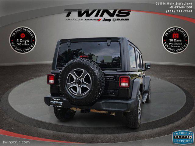 used 2020 Jeep Wrangler Unlimited car, priced at $23,400