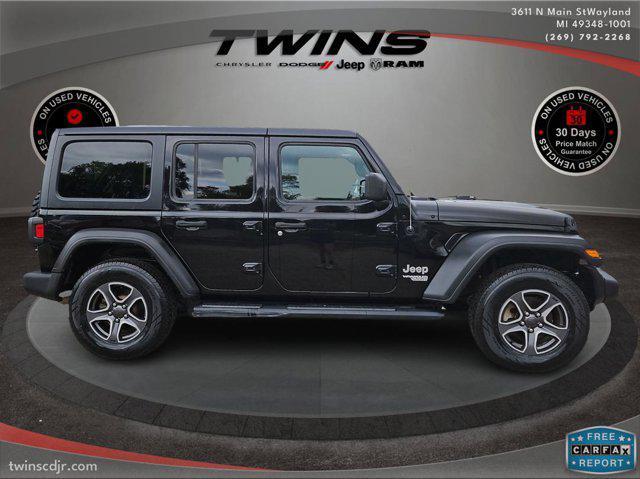 used 2020 Jeep Wrangler Unlimited car, priced at $23,900