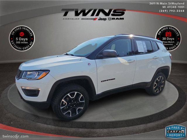 used 2021 Jeep Compass car, priced at $18,200