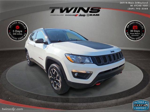 used 2021 Jeep Compass car, priced at $18,200