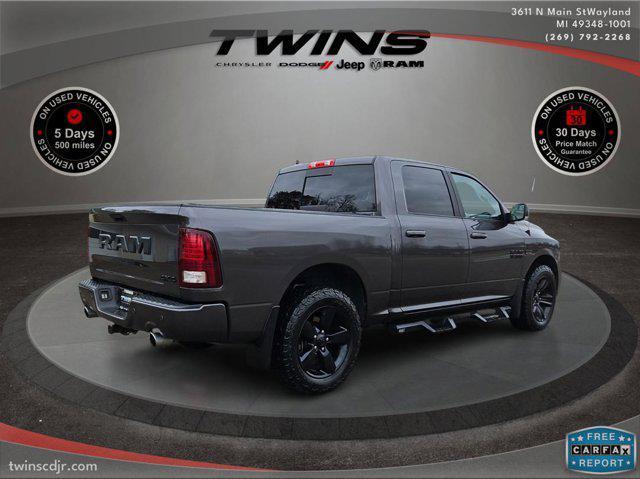 used 2017 Ram 1500 car, priced at $27,500