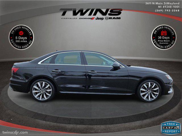 used 2021 Audi A4 car, priced at $23,500