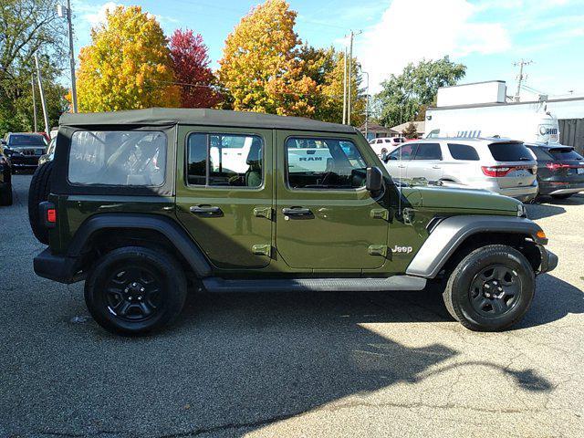 used 2021 Jeep Wrangler Unlimited car, priced at $28,100