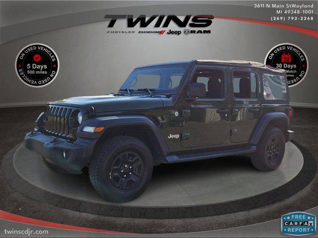 used 2021 Jeep Wrangler Unlimited car, priced at $29,000