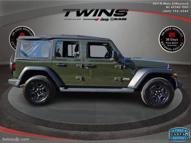 used 2021 Jeep Wrangler Unlimited car, priced at $29,000