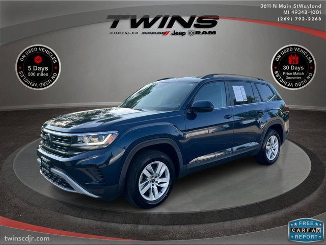used 2021 Volkswagen Atlas car, priced at $20,900