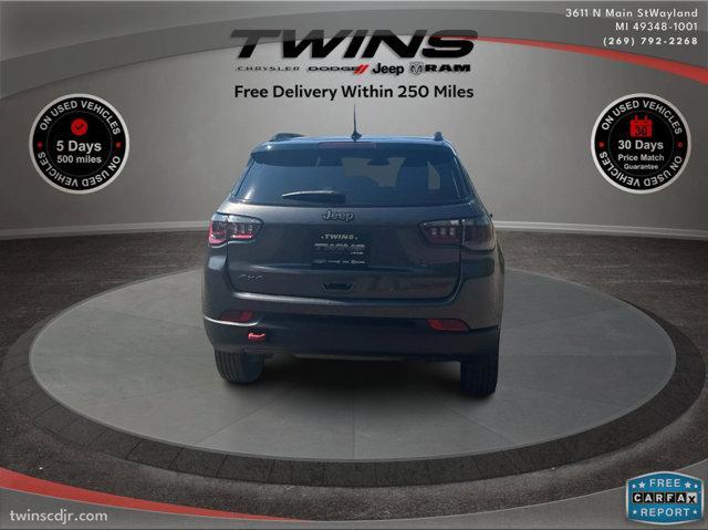 used 2023 Jeep Compass car, priced at $18,000