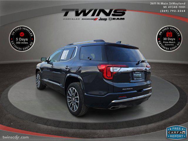 used 2022 GMC Acadia car, priced at $25,500