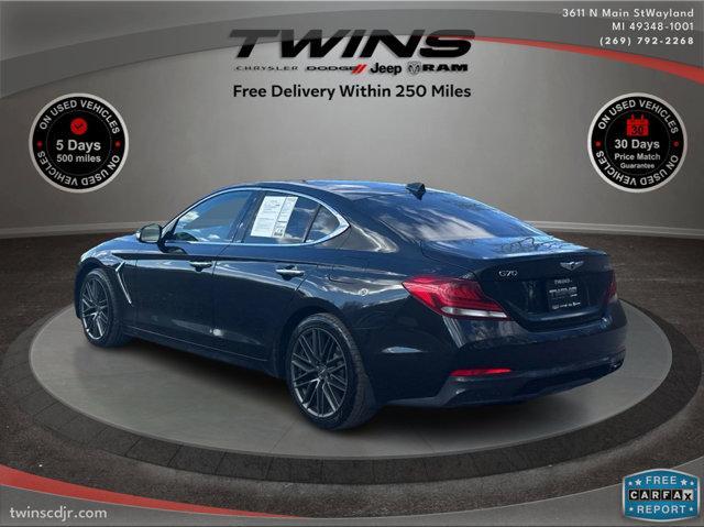 used 2019 Genesis G70 car, priced at $18,000
