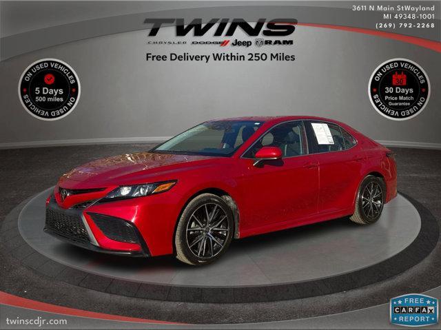 used 2021 Toyota Camry car, priced at $18,500