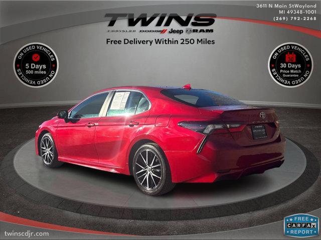 used 2021 Toyota Camry car, priced at $18,500