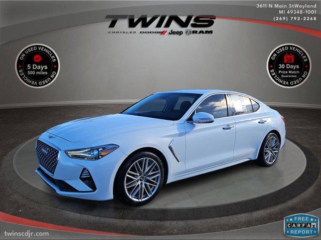 used 2021 Genesis G70 car, priced at $23,700