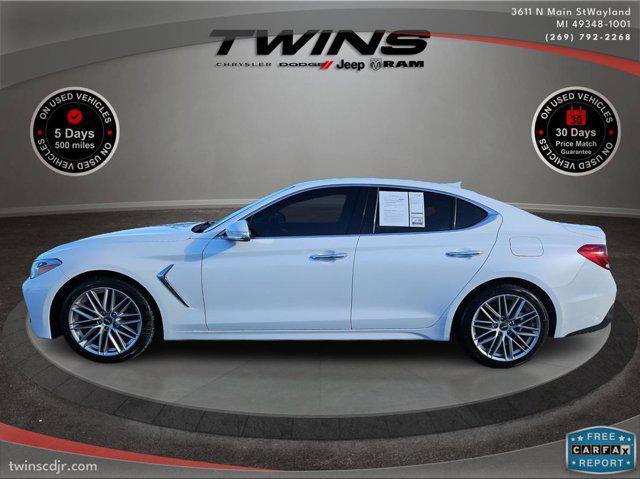 used 2021 Genesis G70 car, priced at $23,700