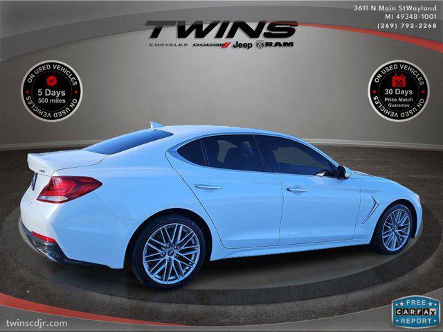 used 2021 Genesis G70 car, priced at $23,700