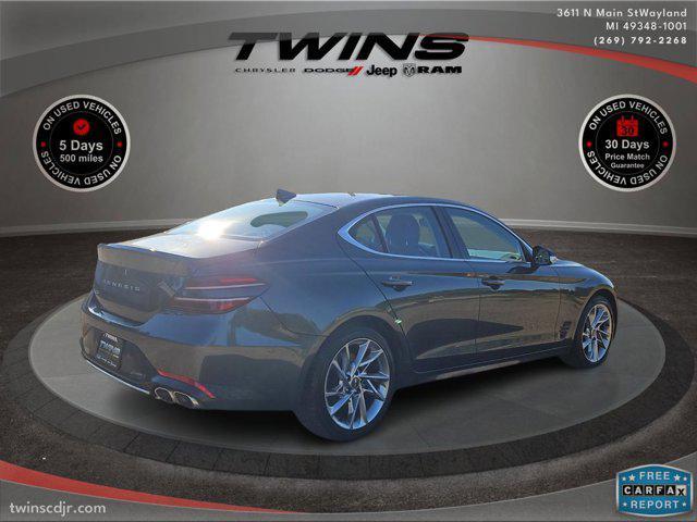 used 2022 Genesis G70 car, priced at $23,000