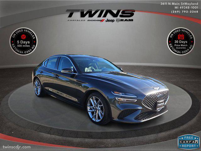 used 2022 Genesis G70 car, priced at $23,000