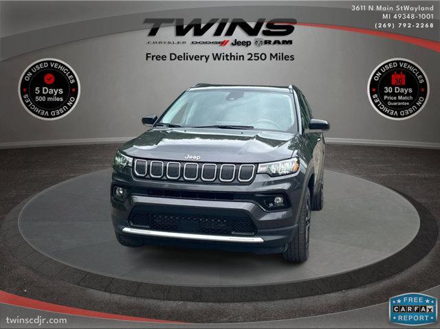 used 2022 Jeep Compass car, priced at $19,500