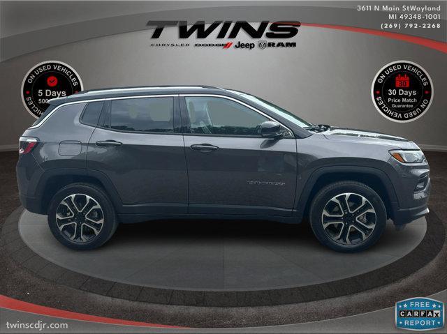 used 2022 Jeep Compass car, priced at $21,600