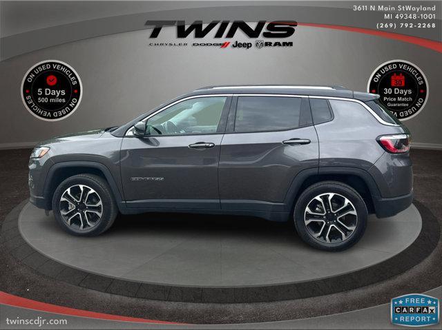 used 2022 Jeep Compass car, priced at $21,600