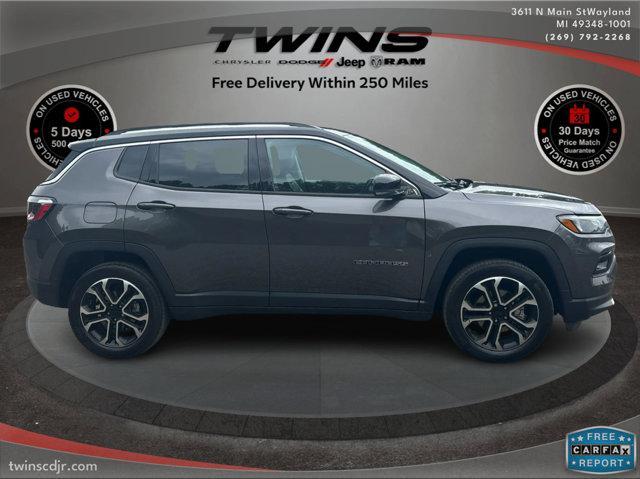 used 2022 Jeep Compass car, priced at $19,500