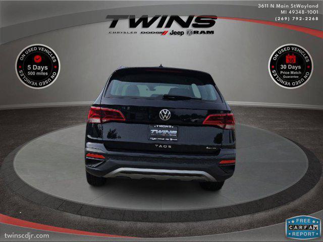 used 2024 Volkswagen Taos car, priced at $22,500