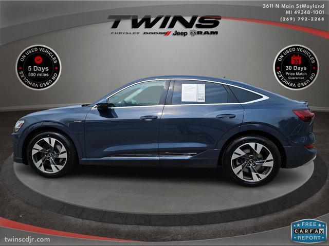 used 2021 Audi e-tron Sportback car, priced at $24,500