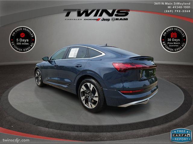 used 2021 Audi e-tron Sportback car, priced at $24,500