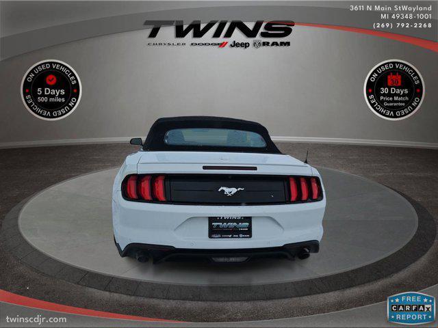 used 2022 Ford Mustang car, priced at $18,800