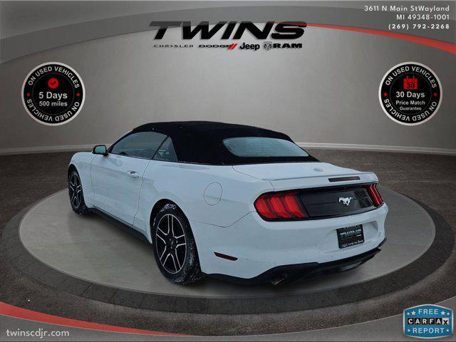 used 2022 Ford Mustang car, priced at $18,800