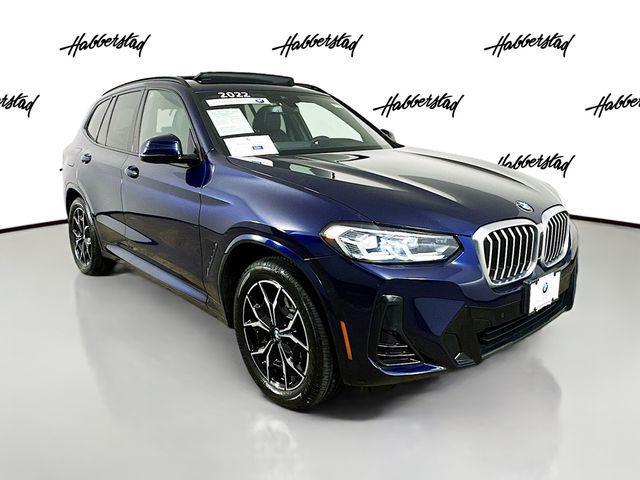 used 2022 BMW X3 car, priced at $35,800