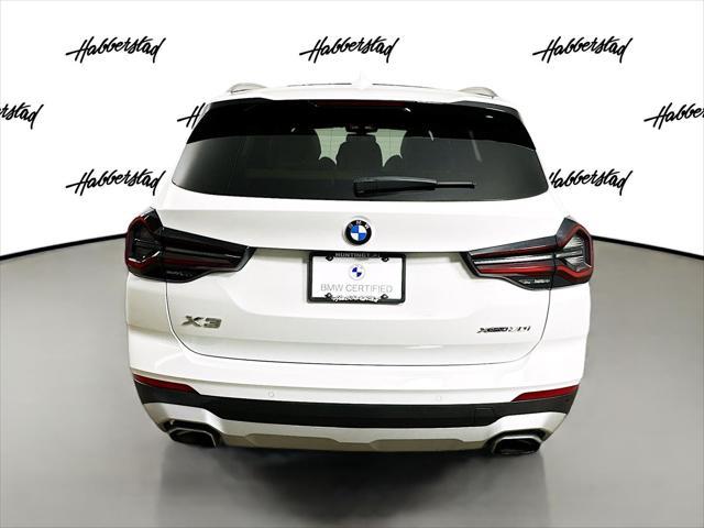 used 2022 BMW X3 car, priced at $35,398