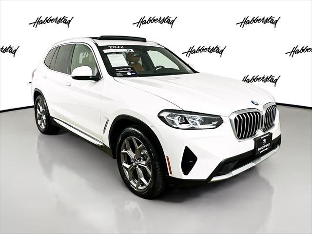 used 2022 BMW X3 car, priced at $34,782