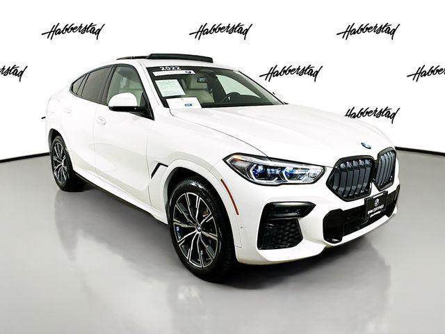 used 2022 BMW X6 car, priced at $52,367