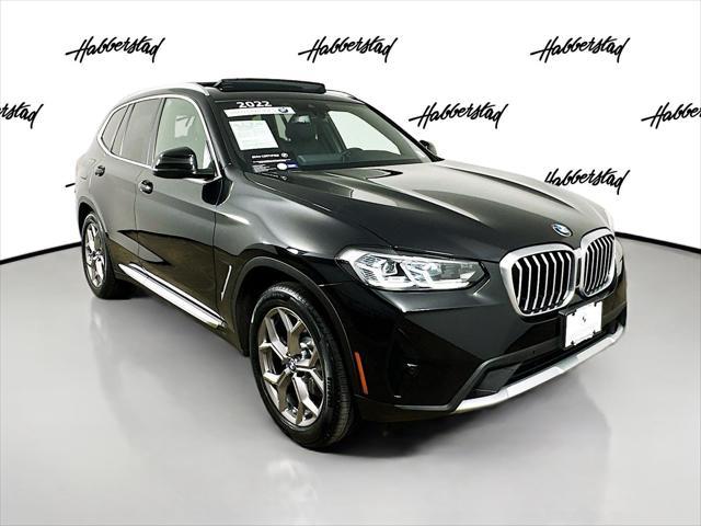 used 2022 BMW X3 car, priced at $35,089