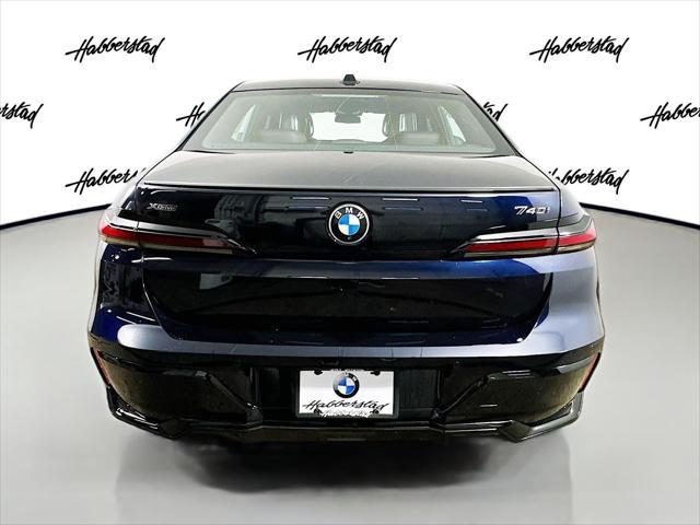 new 2025 BMW 740 car, priced at $104,225