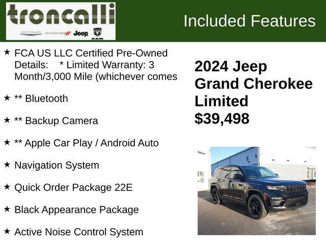 used 2024 Jeep Grand Cherokee car, priced at $39,498