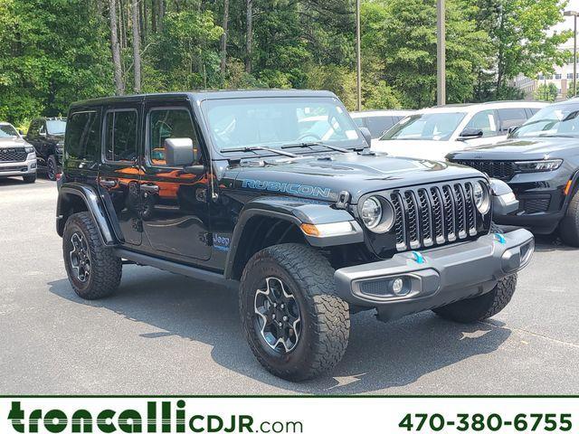 used 2022 Jeep Wrangler Unlimited 4xe car, priced at $37,599