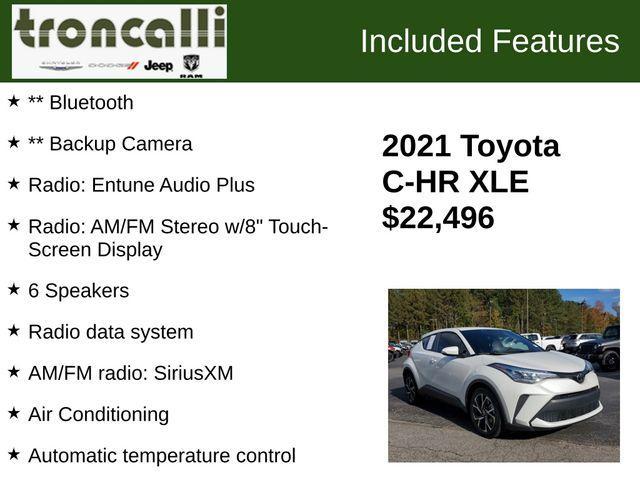 used 2021 Toyota C-HR car, priced at $22,496