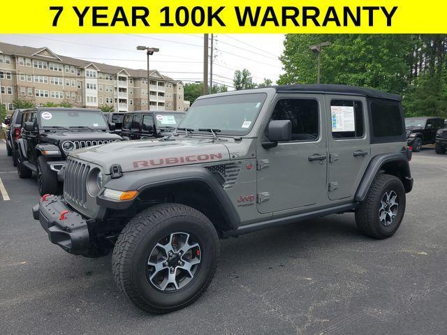used 2021 Jeep Wrangler Unlimited car, priced at $36,698