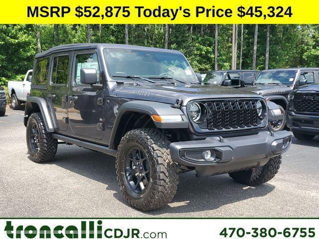 new 2025 Jeep Wrangler car, priced at $45,324