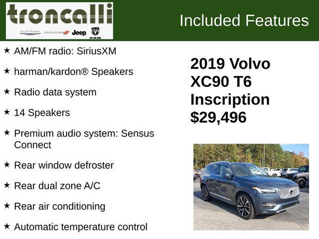 used 2019 Volvo XC90 car, priced at $29,496